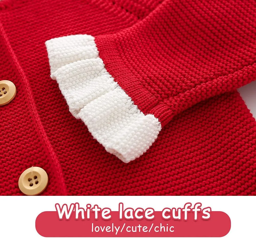 "Fall Winter Cardigan Sweaters Coats for Baby Girls: Stylish Outfits for Toddlers"