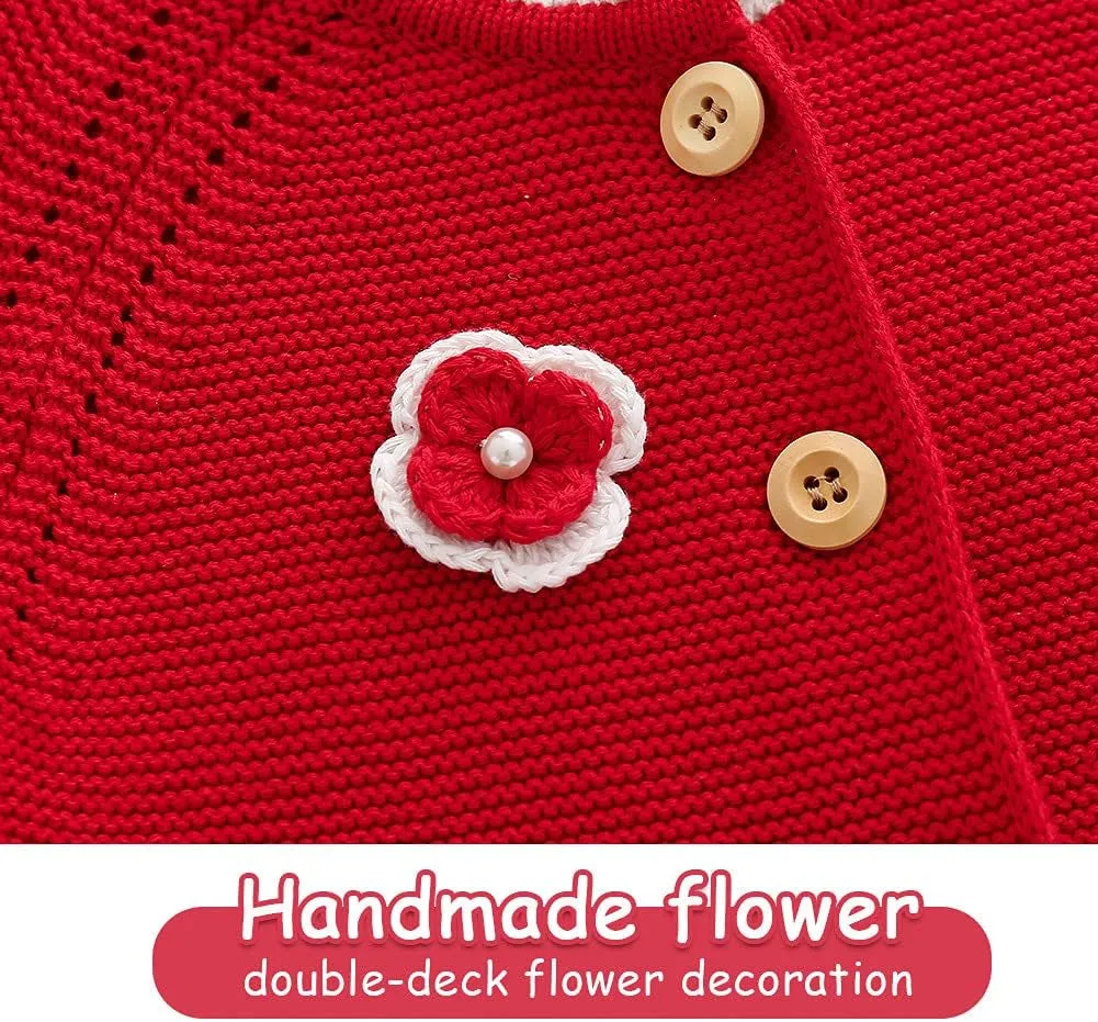 "Fall Winter Cardigan Sweaters Coats for Baby Girls: Stylish Outfits for Toddlers"