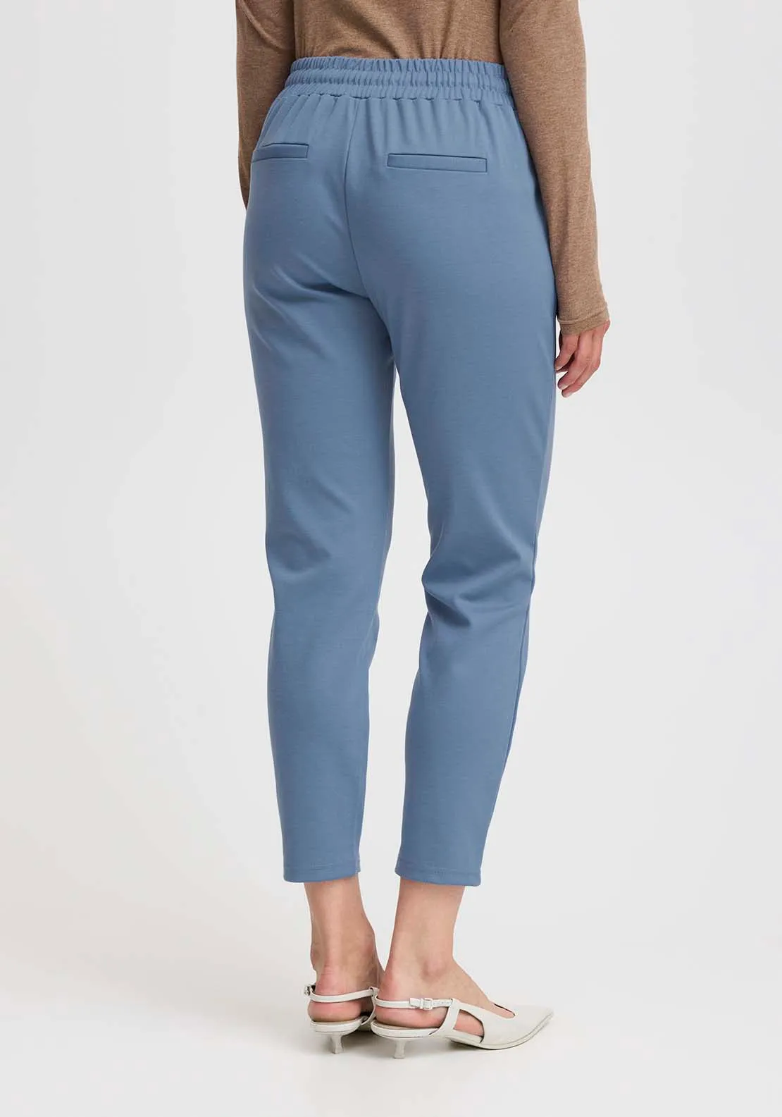 Rizetta Crop Trousers - Blue
