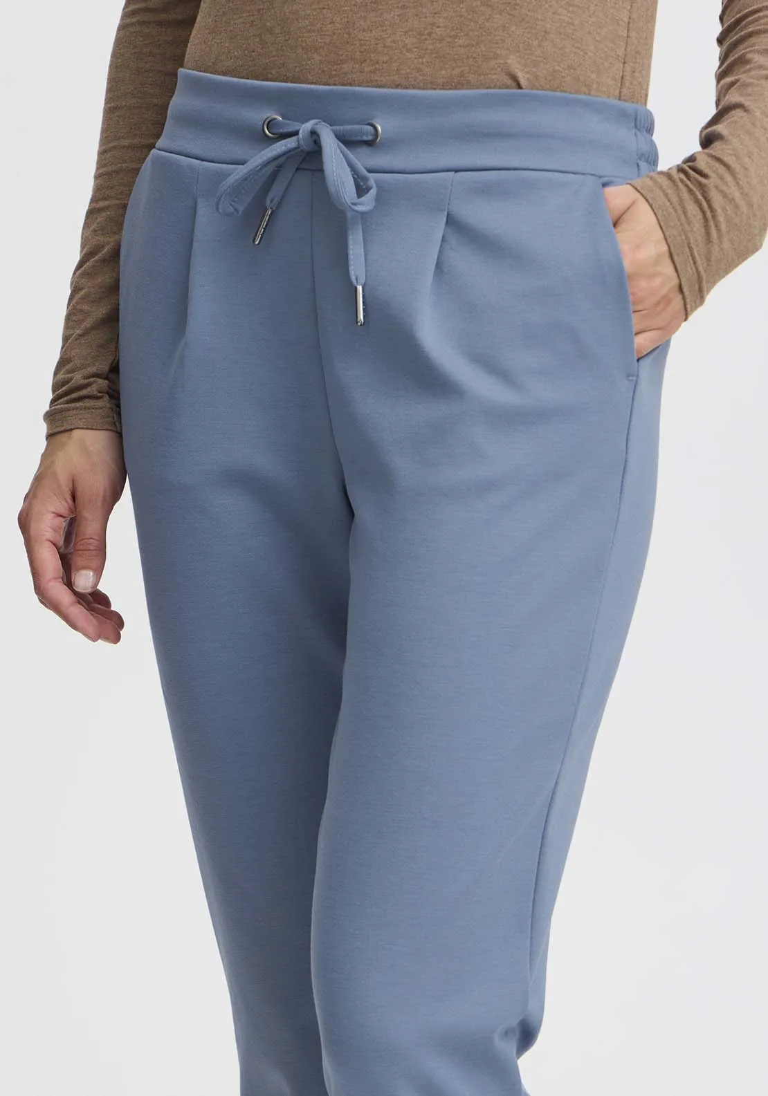 Rizetta Crop Trousers - Blue