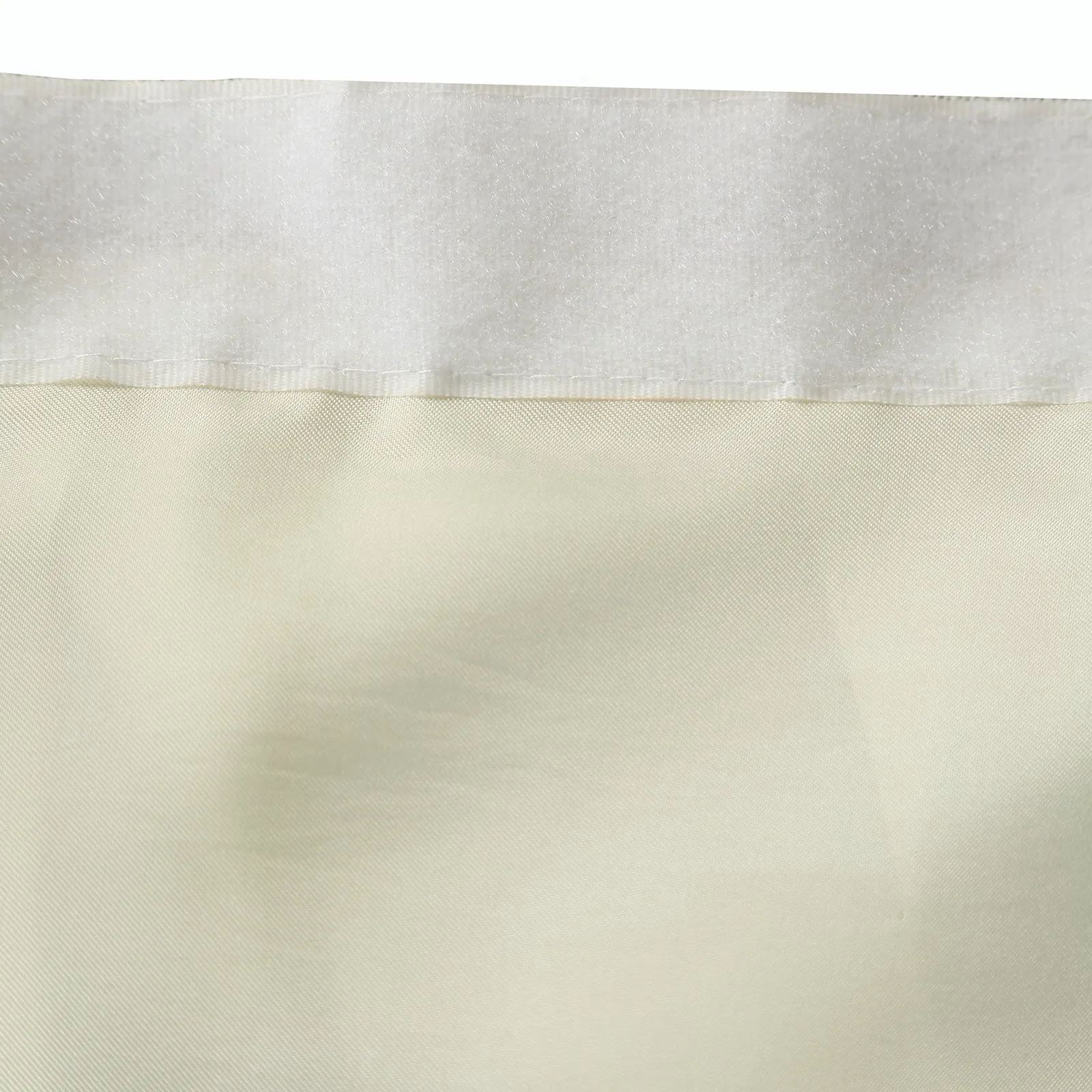 Taffeta Table Skirt 17ft Ivory - Curly Willow Table Cover