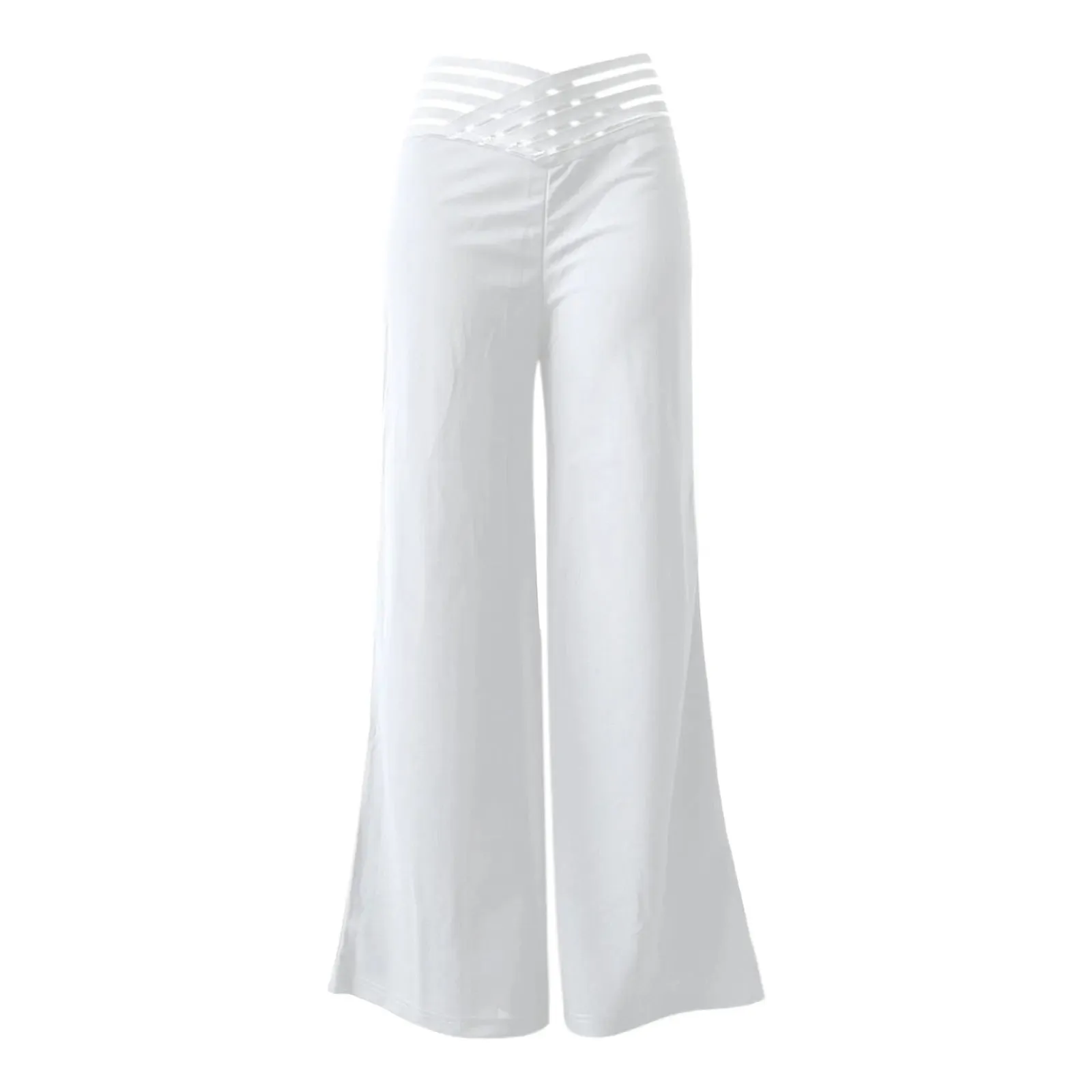 Uitlopende broek met hoge taille voor dames