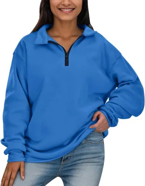 Womens Half Zip Sweatshirts Oversized Plain Trendy Long Sleeve Quarter Zip Pullover Hoodies 2024 Fall Outfits Womens Half Zip Sweatshirts Oversized Plain Trendy Long Sleeve Quarter Zip Pullover Hoodies 2024 Fall Outfits