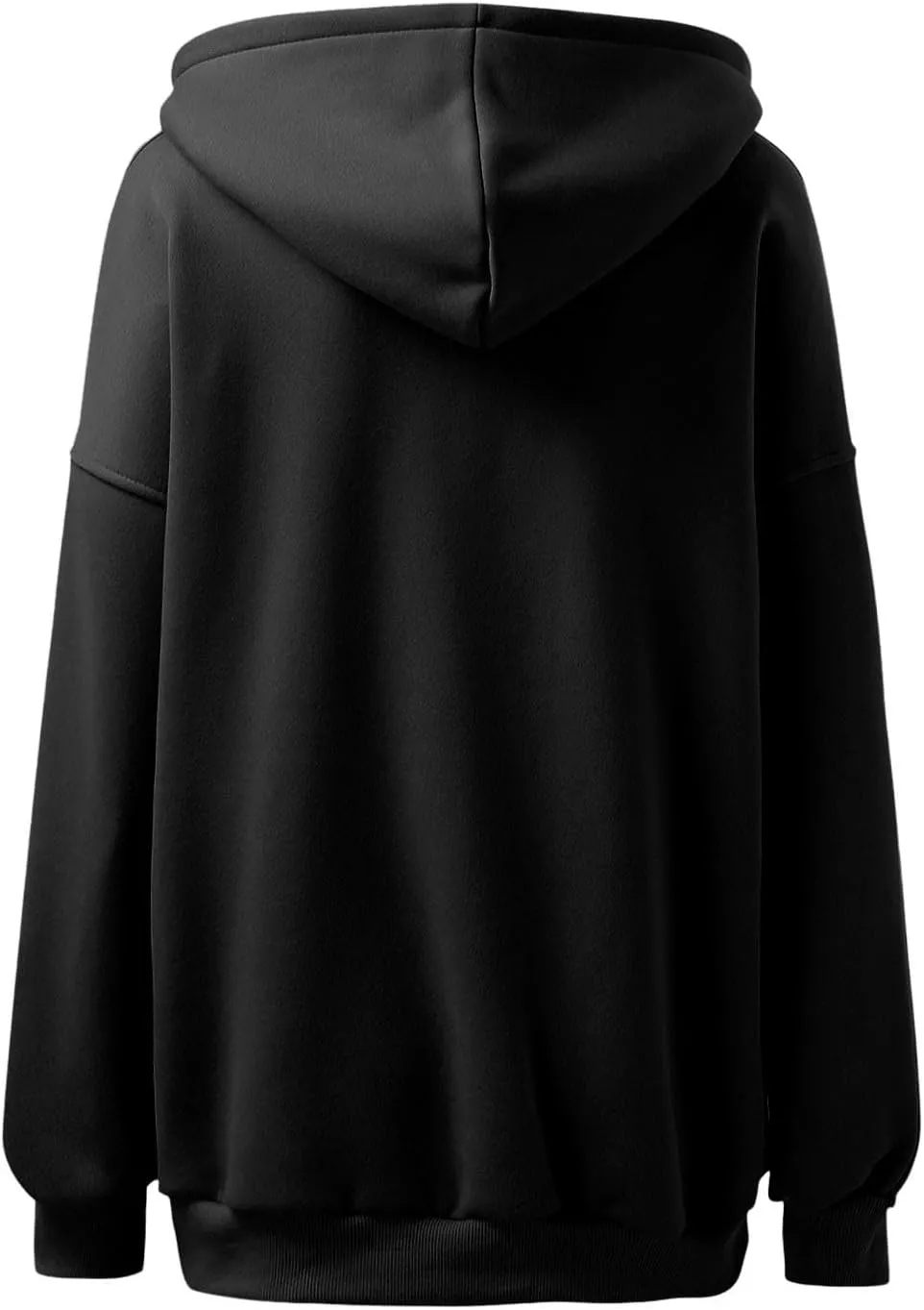 Womens Oversized Hoodies V Neck Long Sleeve Pullover Sweatshirts Tops Casual Fall Outfits Teen Girls 2024 Trendy