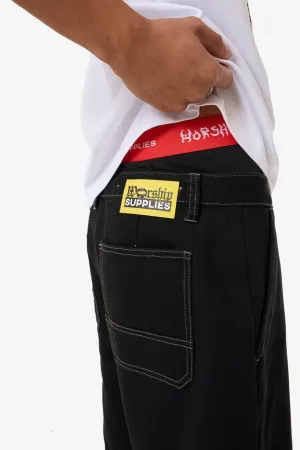 WORSHIP SUPPLIES MONTY UTILITY SHORT - BLACK