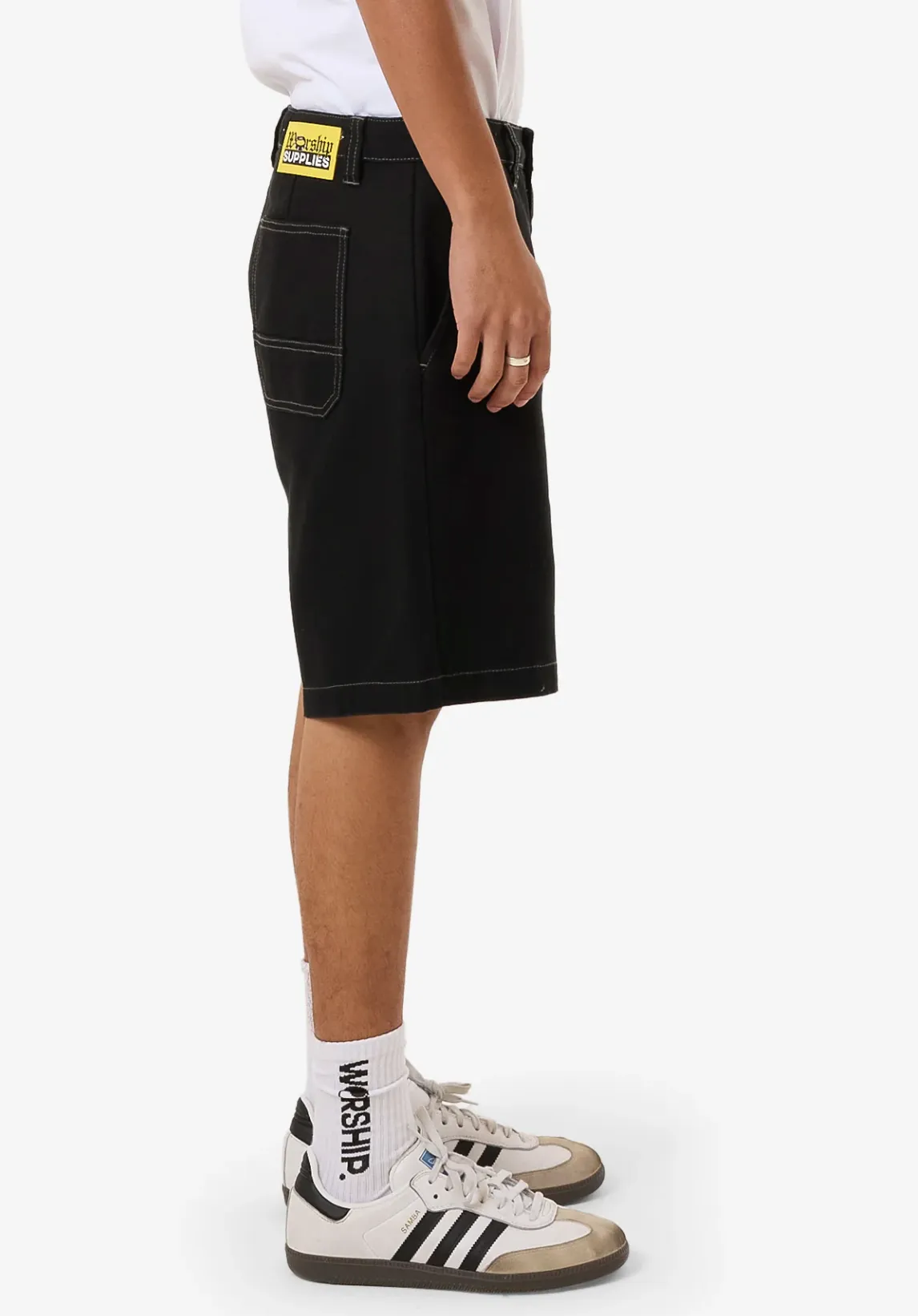 WORSHIP SUPPLIES MONTY UTILITY SHORT - BLACK